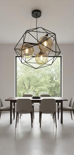 علاقي ثلاثي مودرن اسود 9132/3