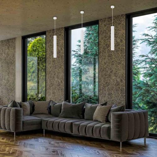 اسطواني ابيض بطول 40سم