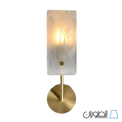 مصباح جداري زجاجي فاخر بإضاءة LED – تصميم أنيق بال...