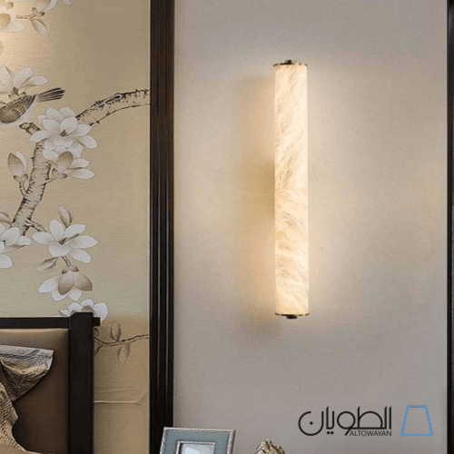 مصباح جداري أسطواني بتصميم فاخر – إضاءة أنيقة للمس...