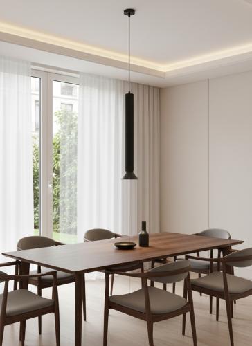 علاقي LED طويل اسود A _ 8745 LARG HEAD BK