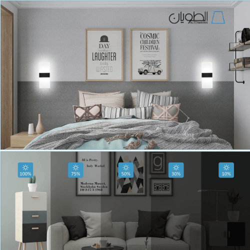 مصباح جداري أنيق بإضاءة LED عصرية