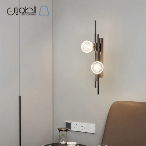 ابليك جداري بتصميم راقٍ وثنائي اللون – إضاءة أنيقة...