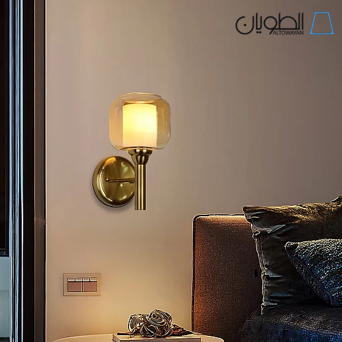 Metal wall lighting with modern design and practical performance