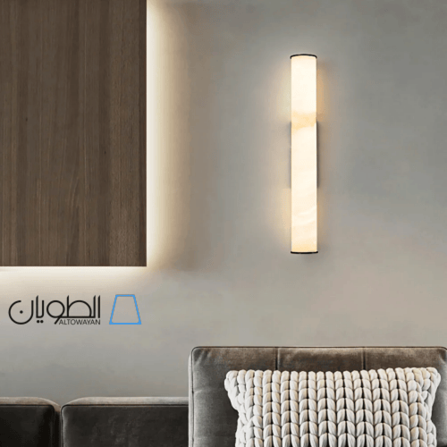 مصباح جداري أسطواني بتصميم فاخر – إضاءة أنيقة للمس...
