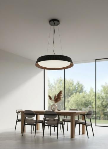 علاقي مودرن LED ليد ثلاث الوان 11069/400 BK