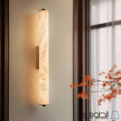 مصباح جداري أسطواني بتصميم فاخر – إضاءة أنيقة للمس...