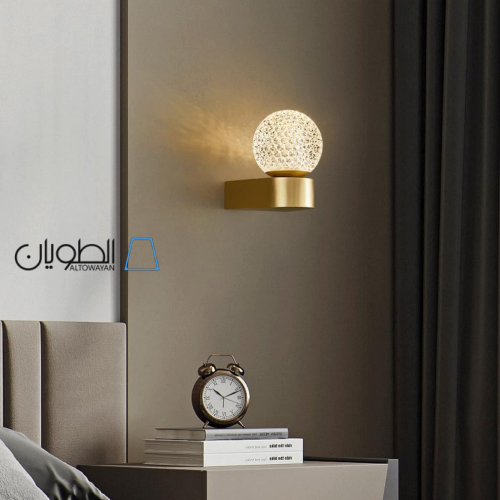 مصباح جداري مودرن بإضاءة LED مزدوجة للتصميمات العص...