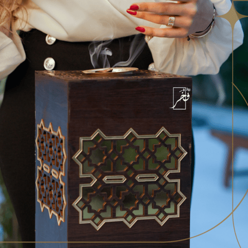 مبخر خشبي أرضي مع الاكريليك