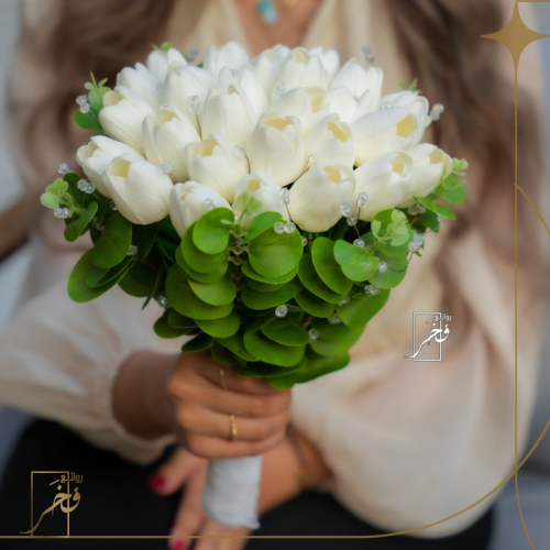 مسكة التوليب الأبيض