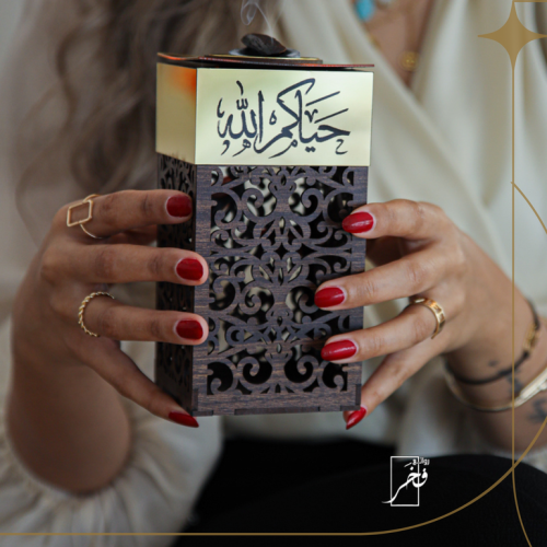 مبخر خشبي مع الاكريليك