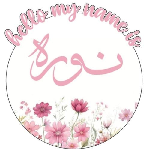 لوحة تعريفية اكريليك مع استيكر