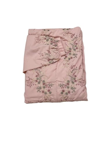 ثوب صلاة قطن ( سحاب)مطرز(سكري) 155سم من الكتف