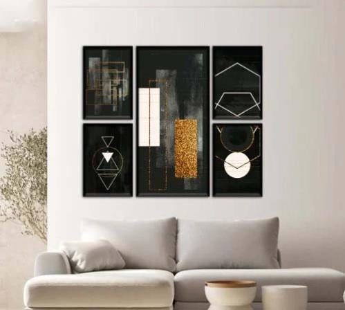 طقم مكون من 5 لوحات