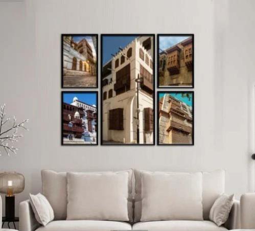 طقم مكون من 5 لوحات