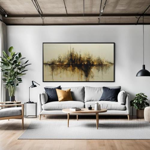 لوحه الفن التجريدي