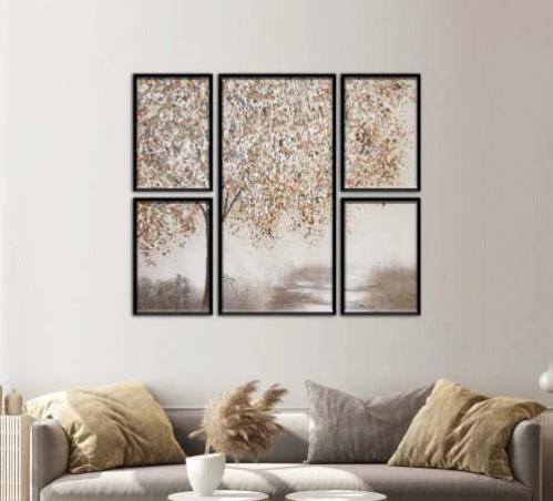 طقم مكون من 5 لوحات