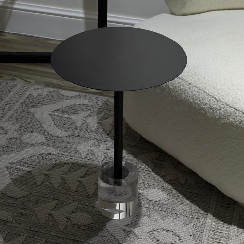 طاولة خدمة سطح حديد قاعدة اكريلك