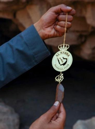 تعليقة شعار نادي النصر بالاسم