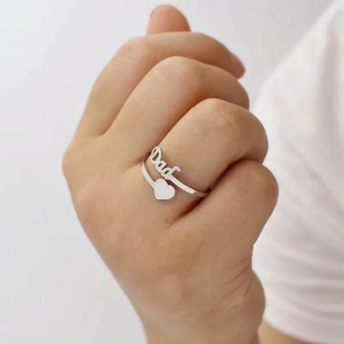 خاتم نسائي بالحرف