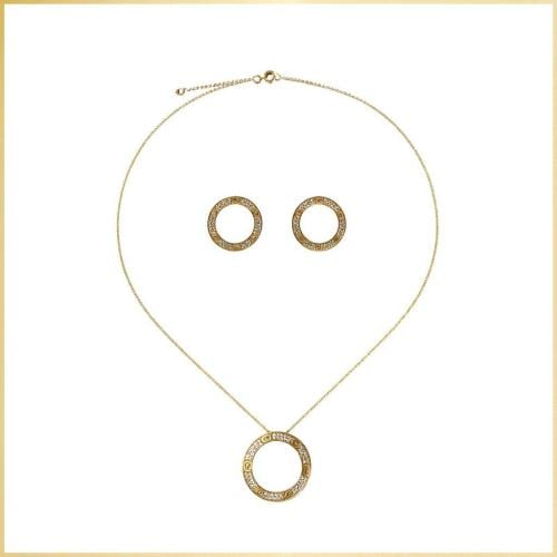 طقم بريق اكس - قلادة وأقراط