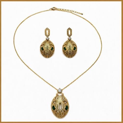 طقم الكوبرا الملكية - ذهبي - فضي