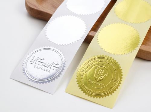 ستيكرات فاخرة (ذهبي / فضي) - Gold & Silver Stickers