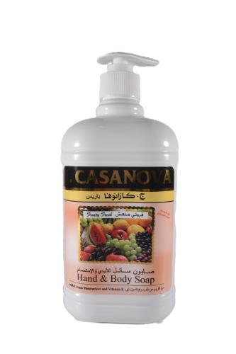 صابون سائل لليدين والجسم من كازانوفا باريس 500 ملي...