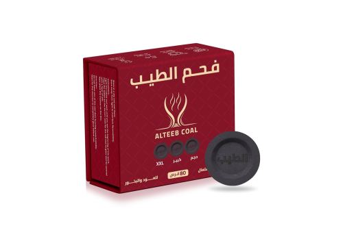 فحم الطيب سريع الاشتعال مخصص للعود والبخور 80 قرص...