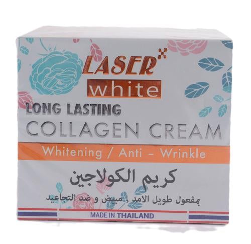 كريم ليزر وايت للتبييض ومضاد للتجاعيد والكولاجين ط...