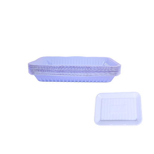 صحن بلاستيك فودي مقاس 4 العدد 50صحن