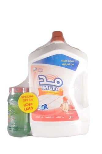 مد مطهر ومنظف الارضيات 3 لتر من مد برائحة العطور ا...