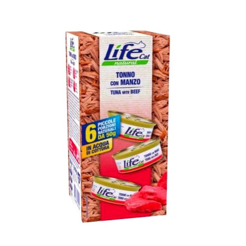 معلبات لايف كات التوفيريه بنكهات متعددة - 50G