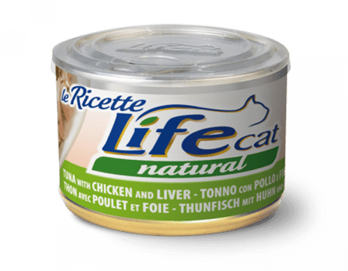 معلبات لايف كات بنكهات متعددة 150G