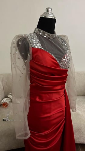 فستان سهره احمر