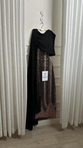 فستان ذهبي سهرة