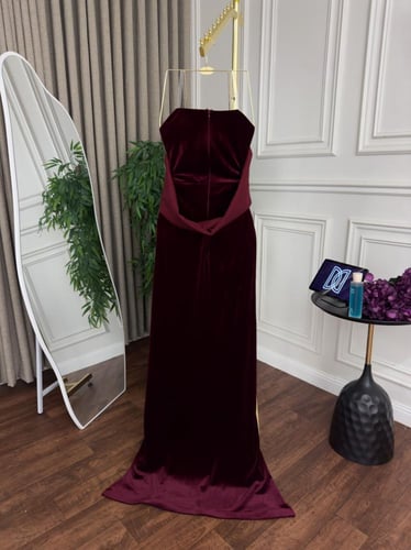 فستان سهره فخم مخمل