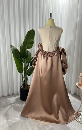 فستان سهره بيج باربي واكمام شال ميكادو