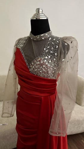 فستان سهره احمر