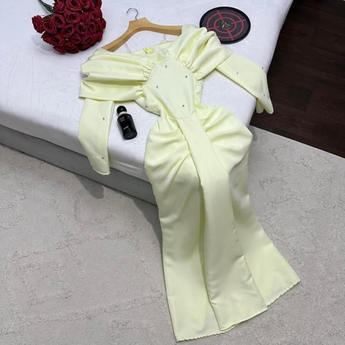 فستان ليموني