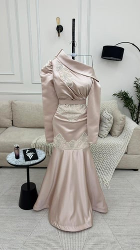 فستان تفته سافانا بتطريز يدوي