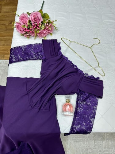 فستان سهره ارجواني