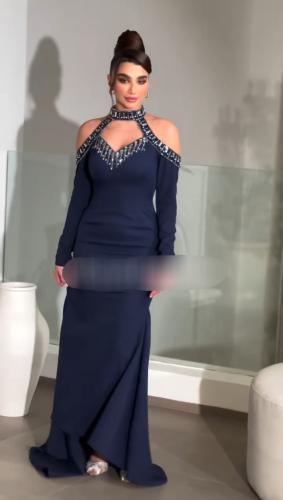 فستان لكرا استرتش