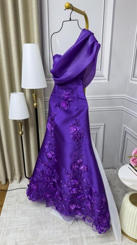 فستان ليلكي ساحر