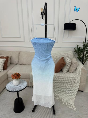 فستان ميد تل بيزو ناعم