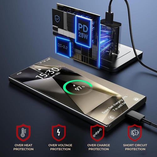شاحن power Adapter 25w Samsung 3A