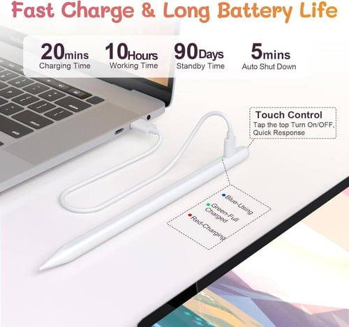قلم آيباد يدعم راحة اليد .. Stylus pen من شركة CHA...