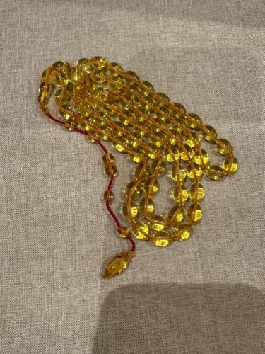 كهرمان سوبر شفاف زيتوني بتمليكة