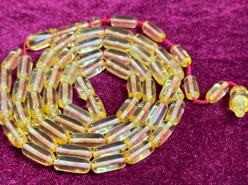 كهرمان طبيعي فرز شفاف