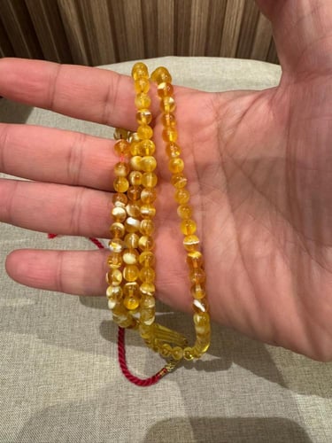 كهرمان عسلي شفاف نااااعم خفيييف